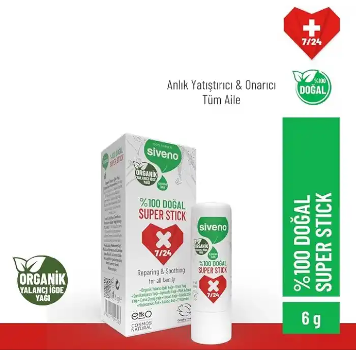 Siveno%100 Doğal Super Stick 6 gr