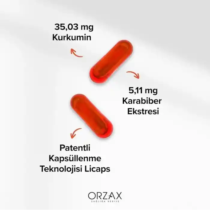 Ocean Curcumin ve Karabiber Ekstresi İçeren 30 Kapsül
