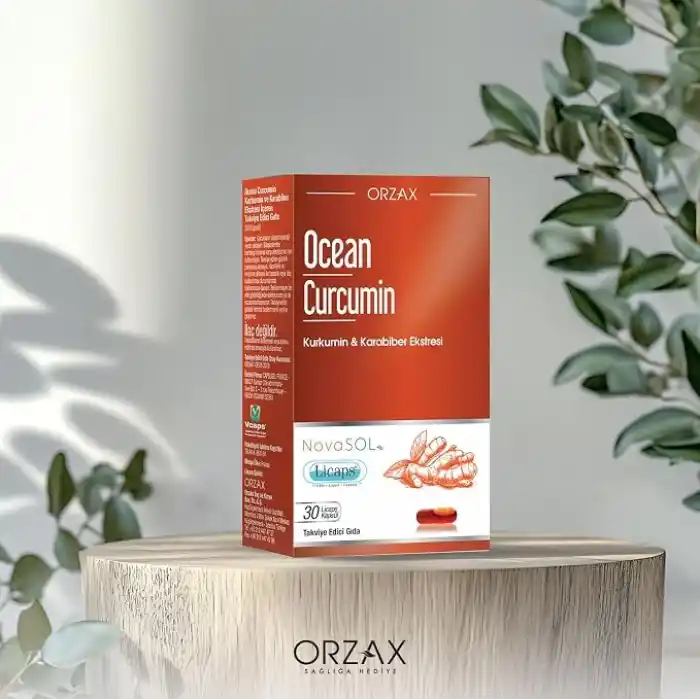 Ocean Curcumin ve Karabiber Ekstresi İçeren 30 Kapsül