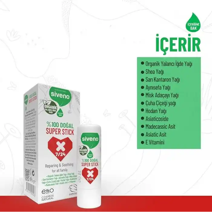 Siveno%100 Doğal Super Stick 6 gr