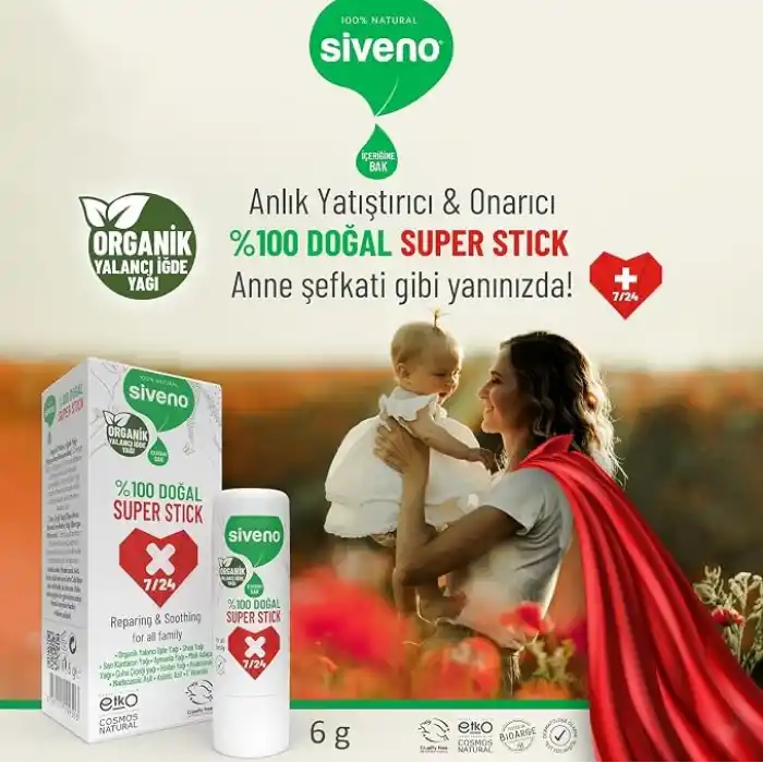 Siveno%100 Doğal Super Stick 6 gr
