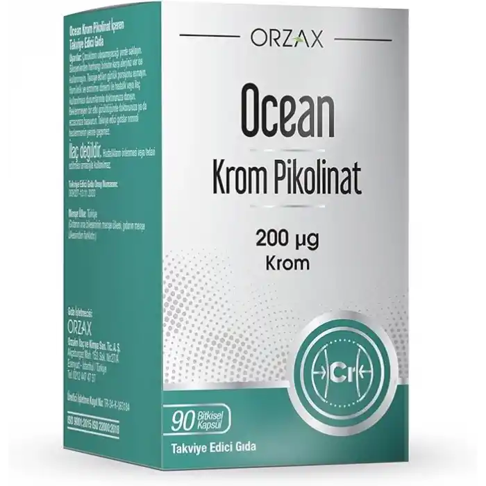 Orzax Ocean Krom Pikolinat 20 Mcg 90 Kapsül