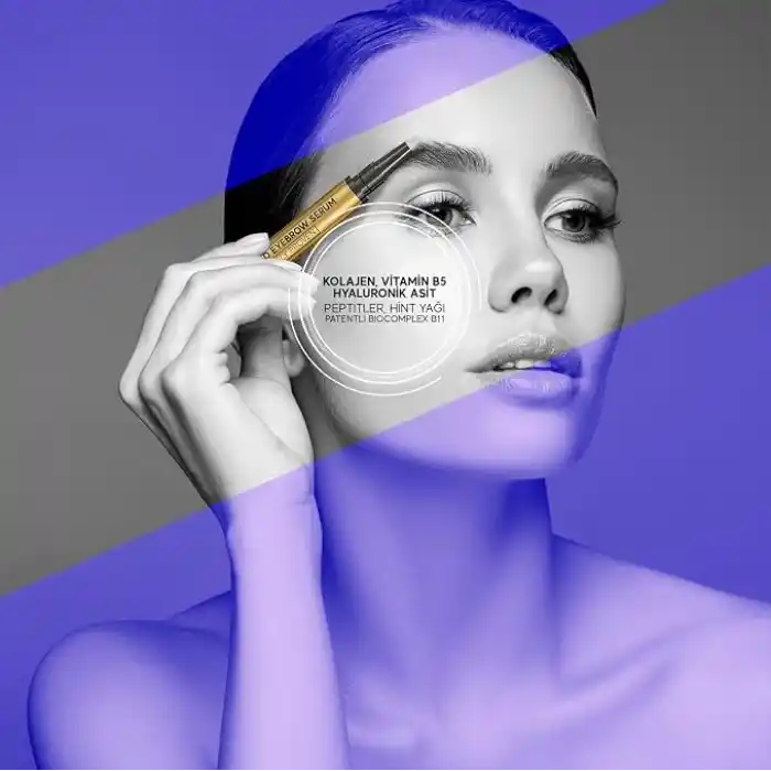 Bioxcin Kaş ve Kirpik Serumu – BioComplex B11, Hyaluronik Asit, Hint Yağı ve Peptit İçerikli – Gürleştirici ve Uzatıcı Etki – 10 ml
