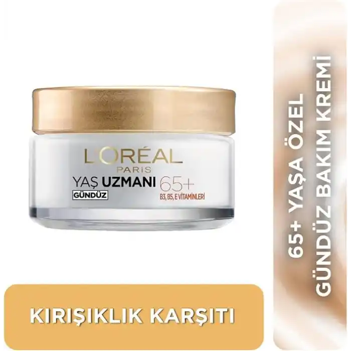 LOREAL PARIS Yaş Uzmanı 65+ Kırışıklık Karşıtı Besleyici Krem