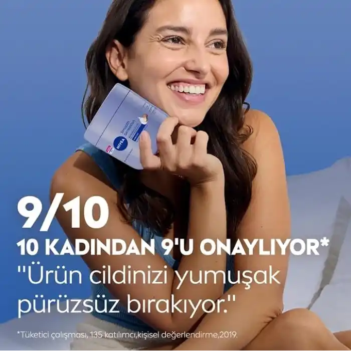 NIVEA Nemlendirici El ve Vücut Bakım Kremi Pürüzsüzleştirici 400 ml, Kuru Ciltler,48 Saat Yoğun Nemlendirme,Shea Yağı