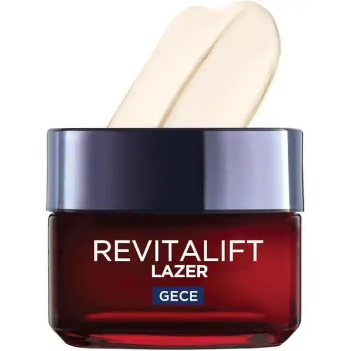 LOreal Paris Revitalift Lazer Yoğun Yaşlanma Karşıtı Gece Bakım Kremi (50 ml)