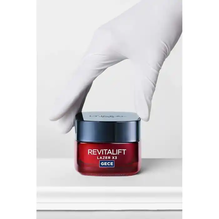 LOreal Paris Revitalift Lazer Yoğun Yaşlanma Karşıtı Gece Bakım Kremi (50 ml)