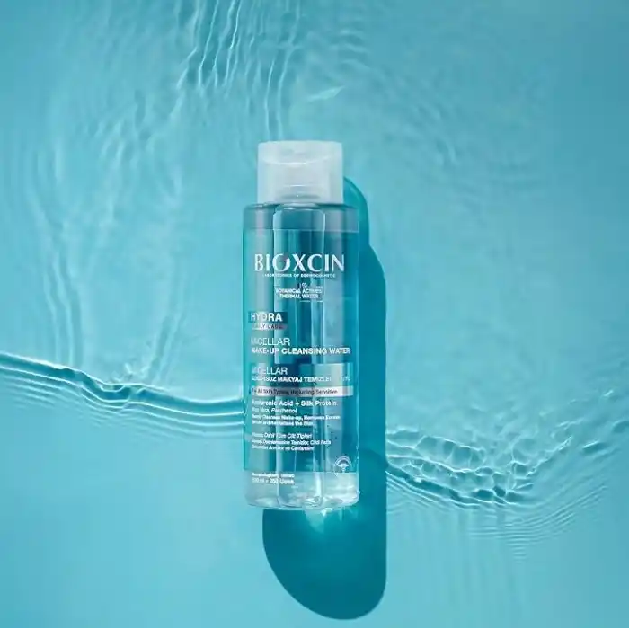 Bioxcin Hydra Micellar Kusursuz Makyaj Temizleme Suyu | 500 ml 1 Alana 1 Hediye | Vegan Misel Su | Tüm Cilt Tipleri İçin