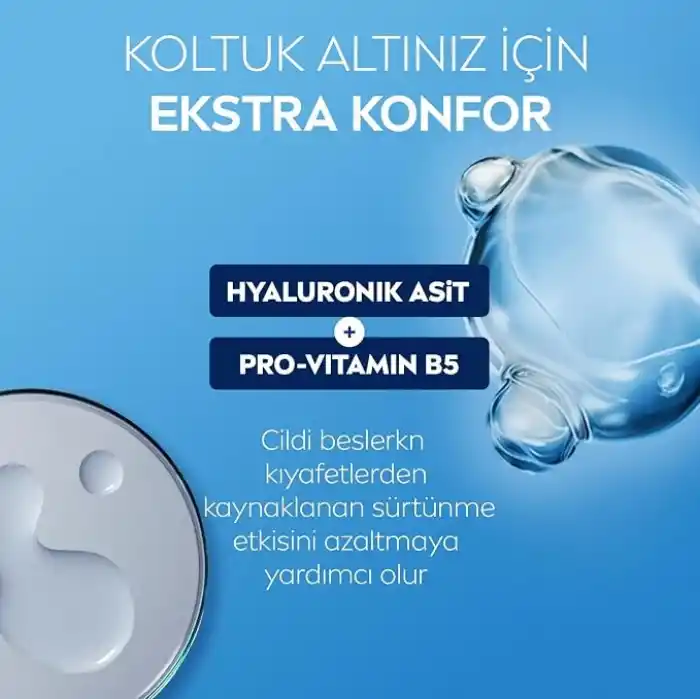 NIVEA MEN Erkek Roll on Deodorant Derma Control Defend 50 ml, 72 Saat Anti Perspirant Koruma, Tahrişe Karşı Koruma,Hyaluronik Asit, Pro Vitamin B5,Alkolsüz Formül