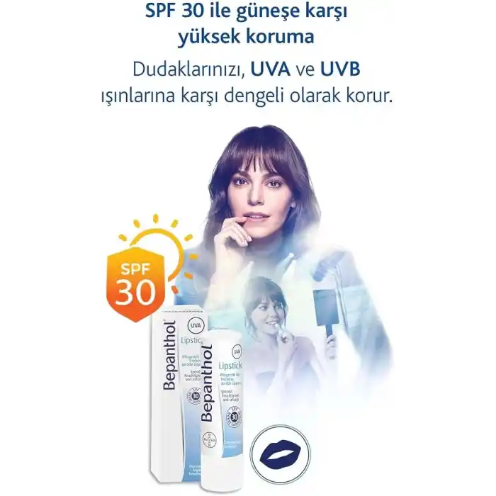 Bepanthol Lipstick Güneş Koruyucu Spf 30 4.5 gr Dudak Bakım Kremi