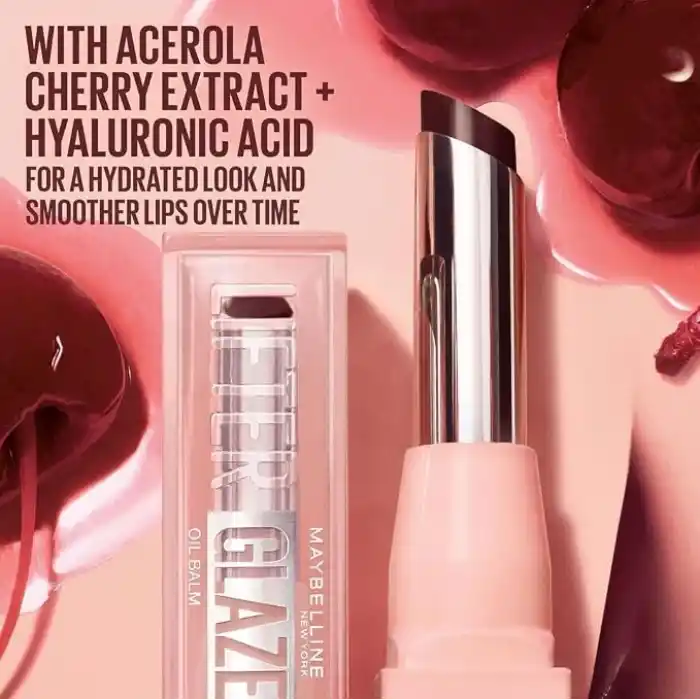 Maybelline New York Lifter Glaze Shea Yağı ve Hyalüronik Asit içeren Renkli Dudak Balmı - 08 Acai Glaze