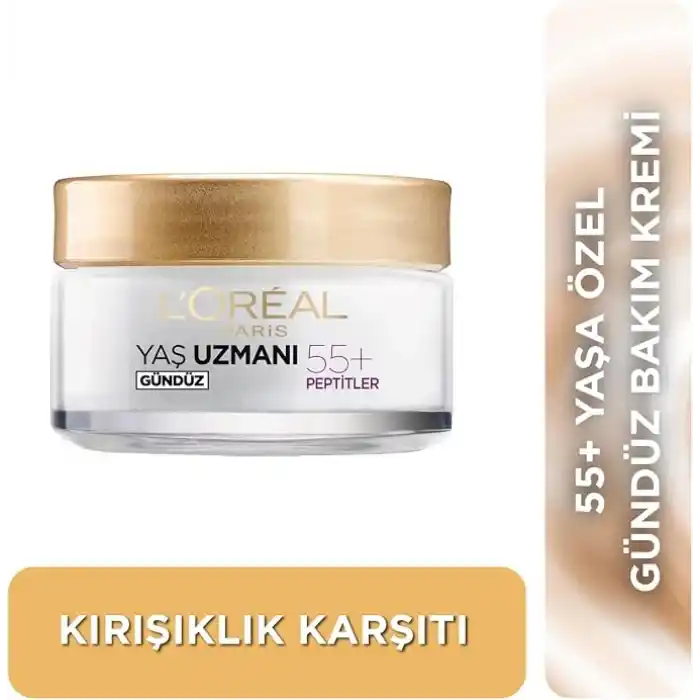LOreal Paris Yaş Uzmanı 50+ Kırışıklık Karşıtı Yenileyici Krem