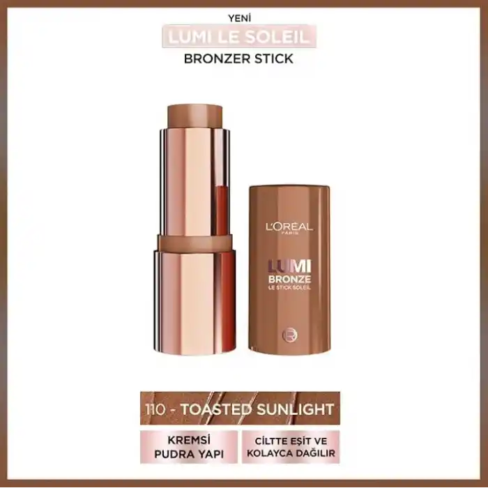 LOreal Cosmetics Lumi Bronzlaştırıcı Stick - 110 Toasted Sunlight