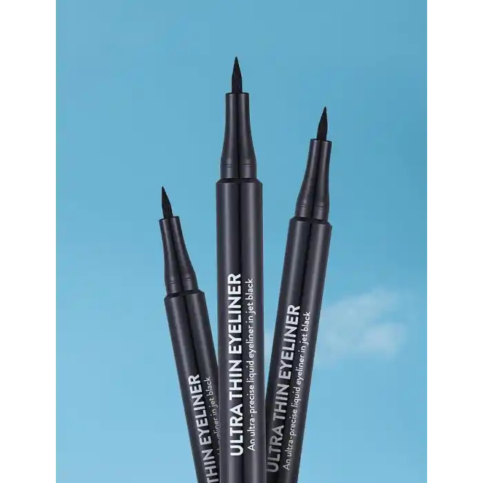 Flormar Ultra Ince Uçlu Eyeliner (SİYAH) - Ultra Thin Eyeliner - 001 Black - 8690604478491