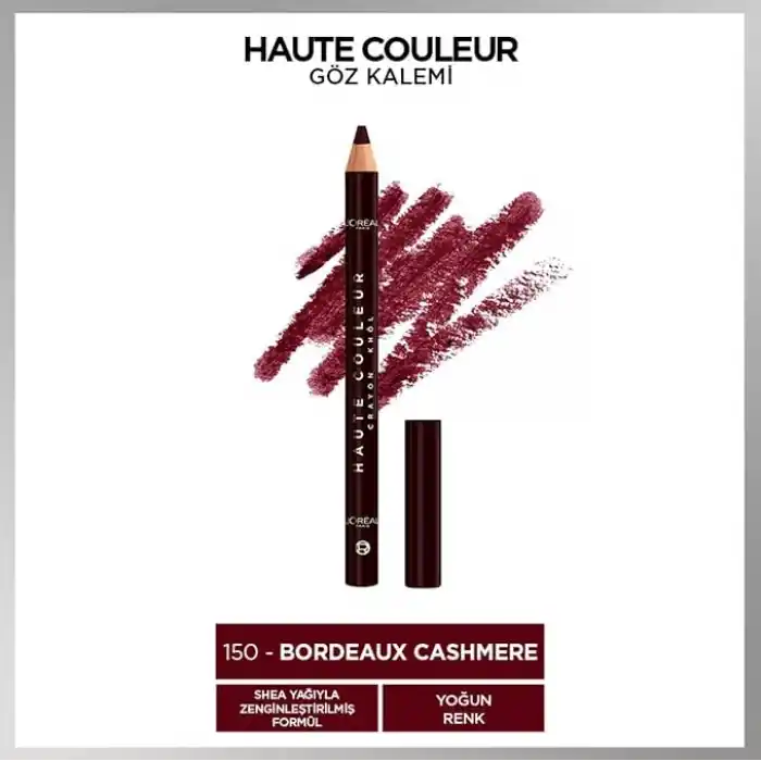 LOreal Cosmetics Haute Couleur Göz Kalemi - 150 Bordeaux Cashmere