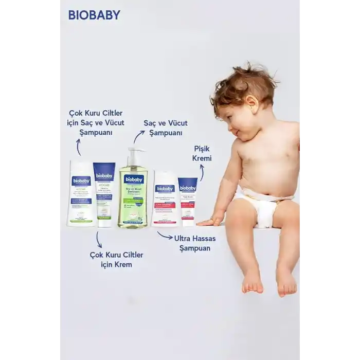 Biobaby Kuru Ve Atopik Ciltler İçin Şampuan Ve Krem