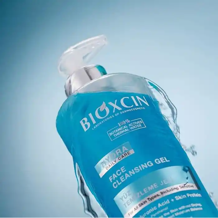 Bioxcin Hydra Yüz Temizleme Jeli – Hyalüronik Asitli, İpek Proteinli, Aloe Vera ve Pantenol İçerikli, Hassas Ciltler İçin, 500 ml