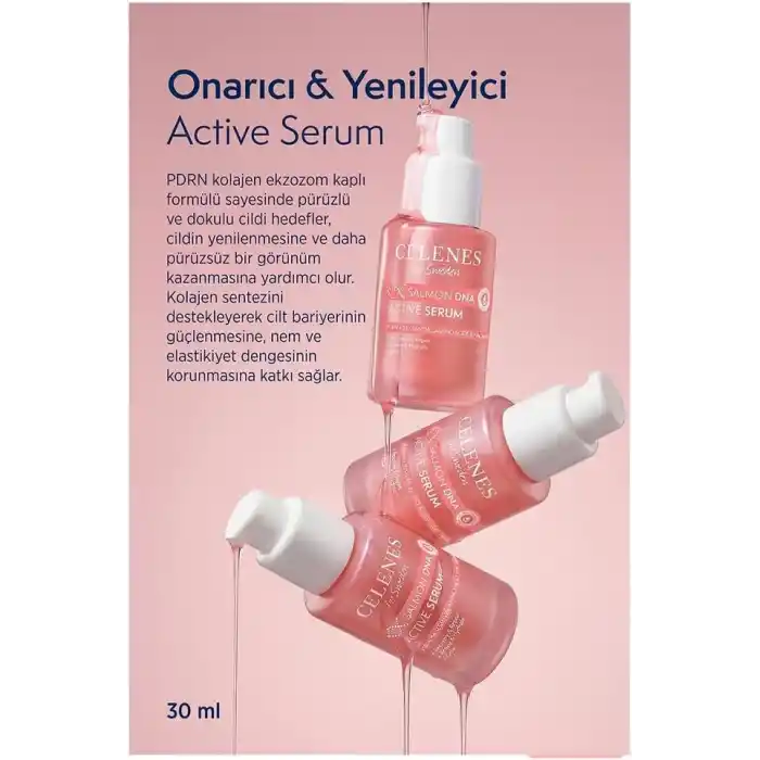 Celenes By Sweden Somon DNA PDRN Onarıcı & Yenileyici Active Serum, 30 ml
