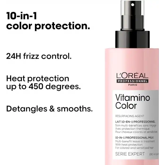 LOréal Professionnel Paris Serie Expert Vitamino Color Boyalı Saçlar Için 10 Etkili Mucize Bakım Spreyi 190ml