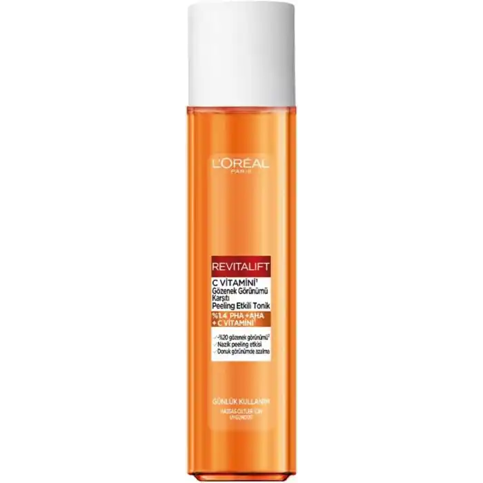 LOreal Paris Revitalift C Vitamini Gözenek Görünümü Karşıtı Peeling Etkili Tonik