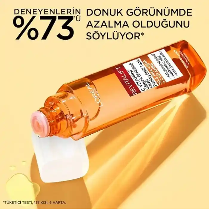 LOreal Paris Revitalift C Vitamini Gözenek Görünümü Karşıtı Peeling Etkili Tonik