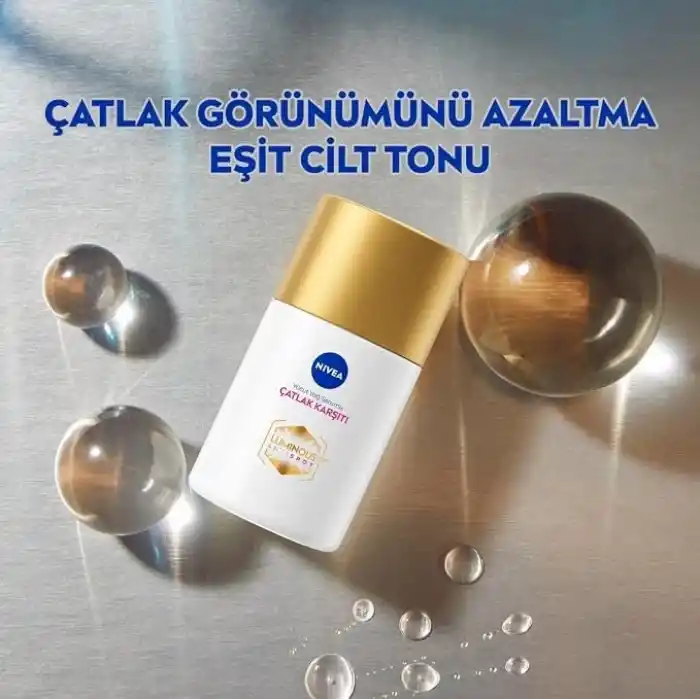 NIVEA Luminous630 Çatlak Karşıtı Vücut Yağ Serumu 100ml, Cilt Tonu Eşitleyici, 48 Saat Nemlendirici, Pürüzsüz Cilt Hissi