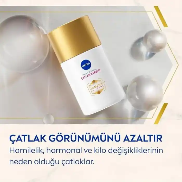NIVEA Luminous630 Çatlak Karşıtı Vücut Yağ Serumu 100ml, Cilt Tonu Eşitleyici, 48 Saat Nemlendirici, Pürüzsüz Cilt Hissi