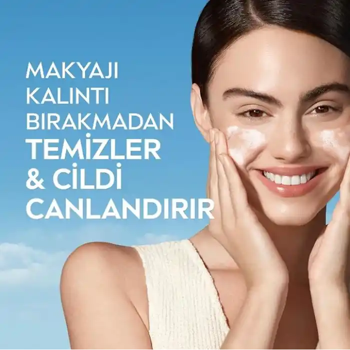 NIVEA Aqua Rose Organik Gül Suyu İçeren Yüz Yıkama Köpüğü 150ml, Nemlendirici, Yüz Temizleyici, Micellar