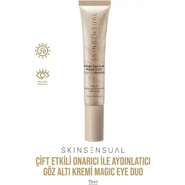 Skin Sensual Magic Eye Duo Repair & CC Göz Altı Kapatıcısı 15 ml | Onarıcı & Aydınlatıcı | Light to Medium