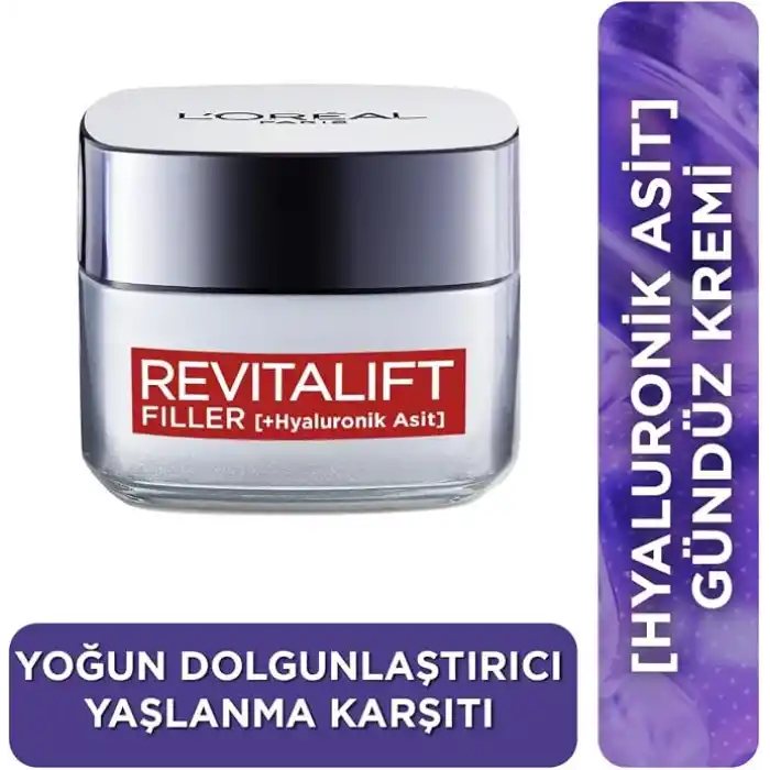 LOreal Paris Revitalift Filler Yoğun Dolgunlaştırıcı Yaşlanma Karşıtı Gündüz Kremi