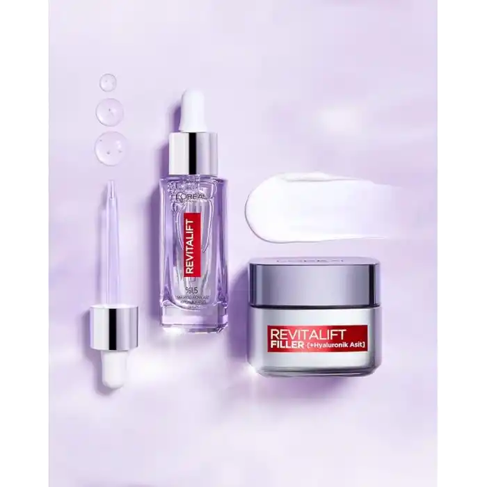 LOreal Paris Revitalift Filler Yoğun Dolgunlaştırıcı Yaşlanma Karşıtı Gündüz Kremi