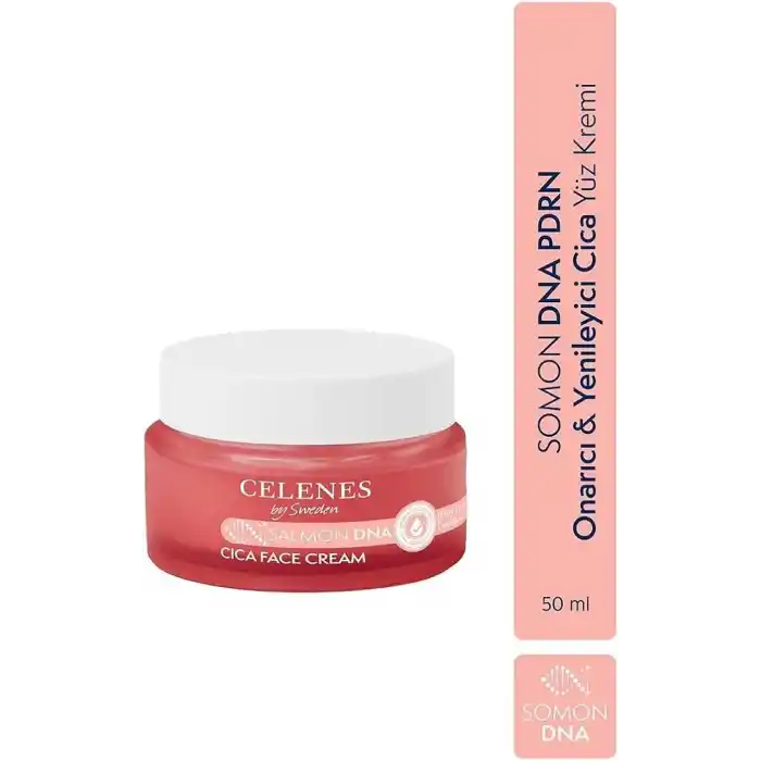 Celenes By Sweden Somon DNA PDRN Onarıcı & Yenileyici Cica Yüz Kremi, 50 ml