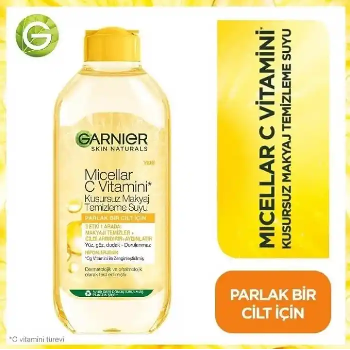 Garnier Micellar C Vitamini Kusursuz Makyaj Temizleme Suyu (400 ml)