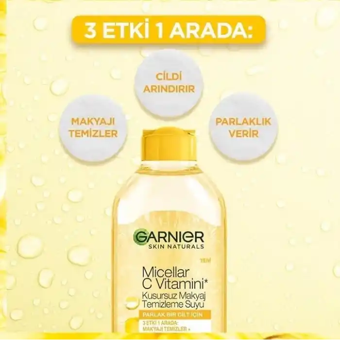 Garnier Micellar C Vitamini Kusursuz Makyaj Temizleme Suyu (400 ml)