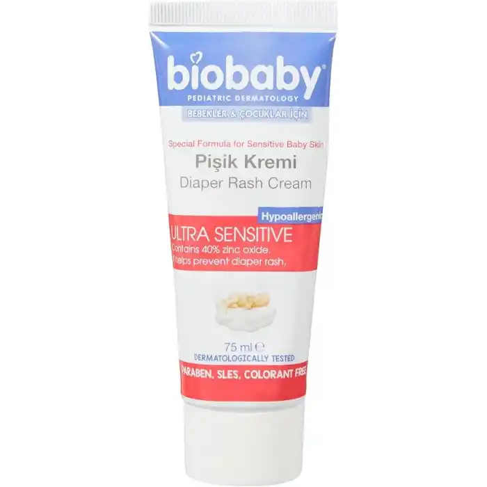 Biobaby Bebekler ve Çocuklar için Pişik Kremi (75 ml)