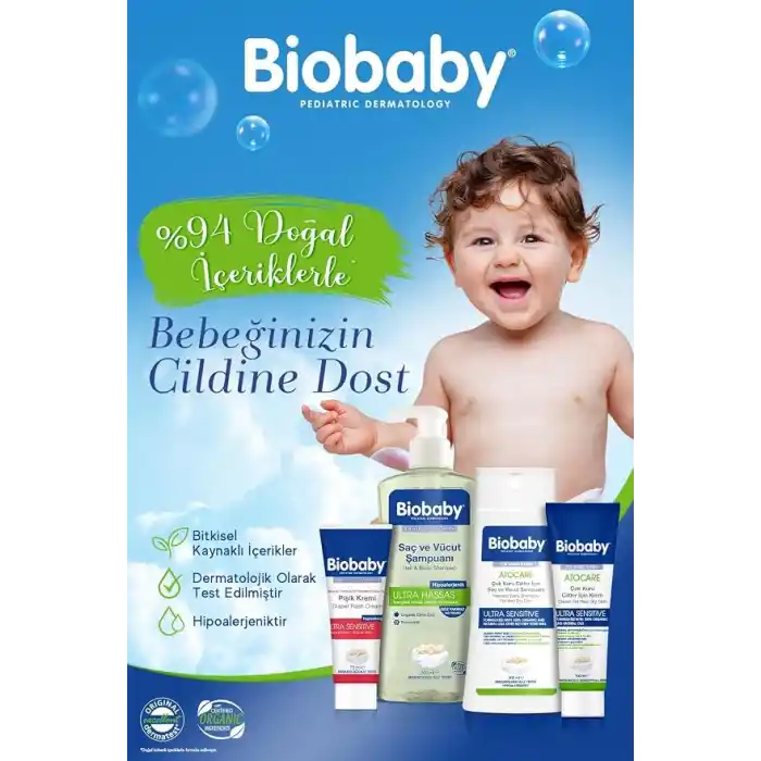 Biobaby Bebekler ve Çocuklar için Pişik Kremi (75 ml)