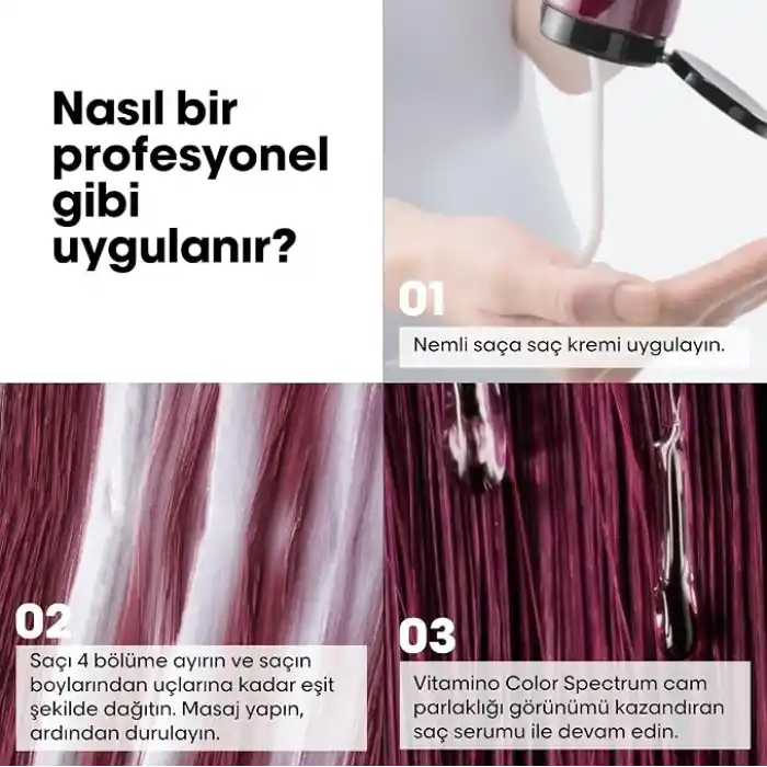 LOréal Professionnel Paris Serie Expert Vitamino Color Spectrum Boyalı Saçlar İçin Parlaklık Kazandıran Saç Kremi 200ml