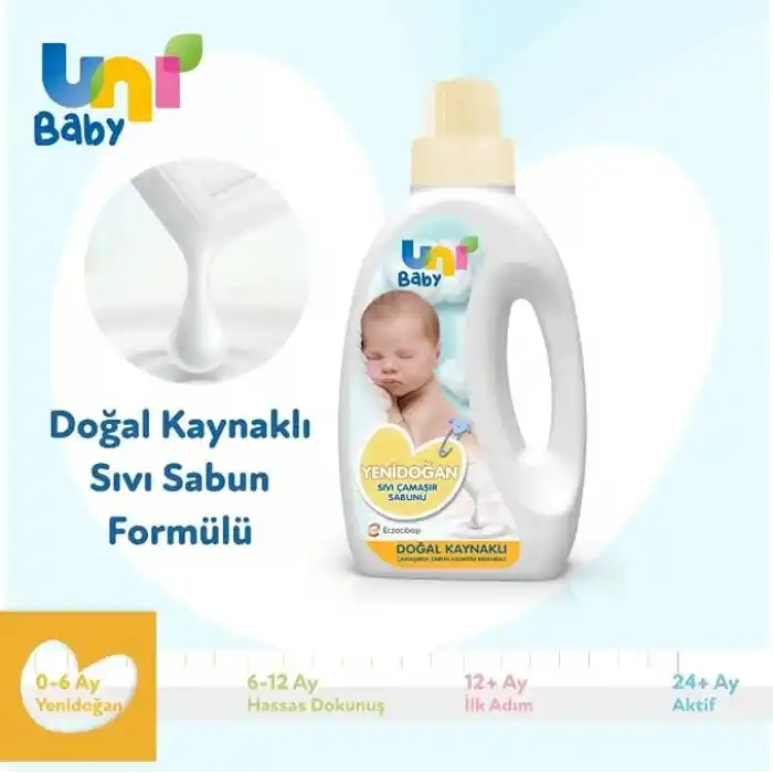 Uni Baby Yenidoğan Sıvı Çamaşır Sabunu 1500 ml