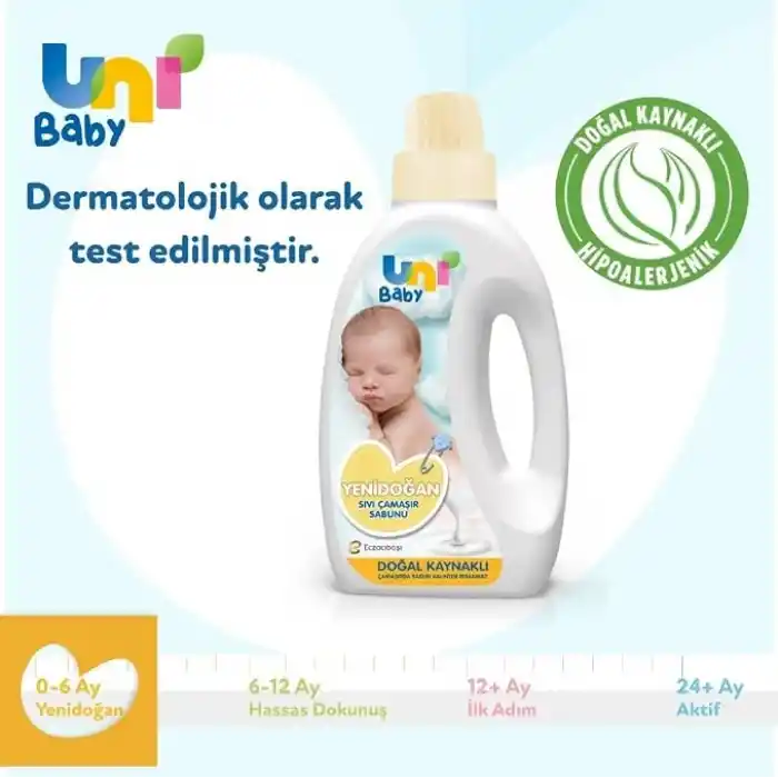 Uni Baby Yenidoğan Sıvı Çamaşır Sabunu 1500 ml