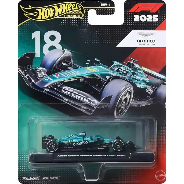 Hot Wheels F1 Aston Martin Stroll 1:64 ölçekli, JKD87
