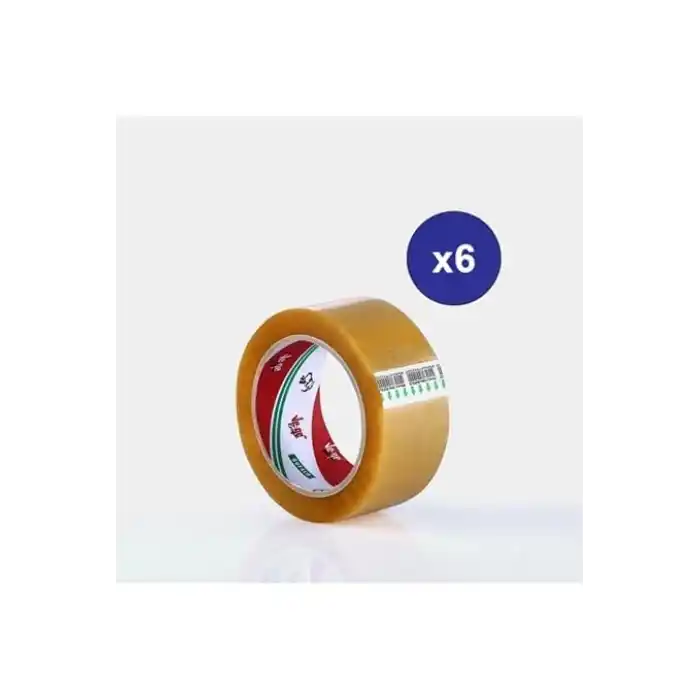 Ve-qe Şeffaf Koli Bandı 45x40 mt, 6lı Paket