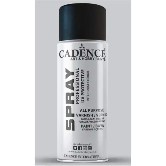 Cadence Yarı Mat - Sprey Vernik Şeffaf Tek Ebat Unisex