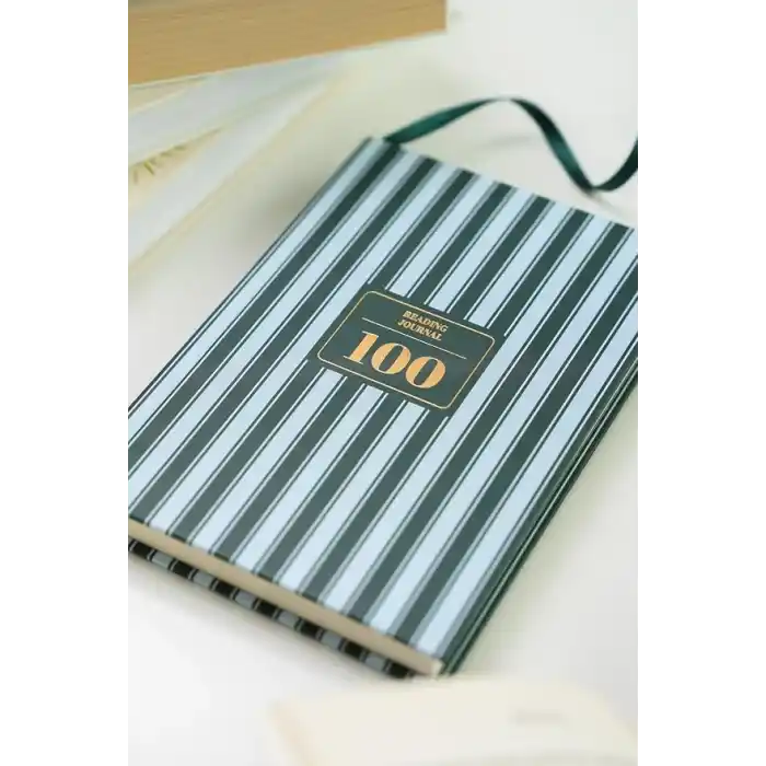 Matt Notebook Kitap Okuma Günlüğü Reading Journal Yeşil
