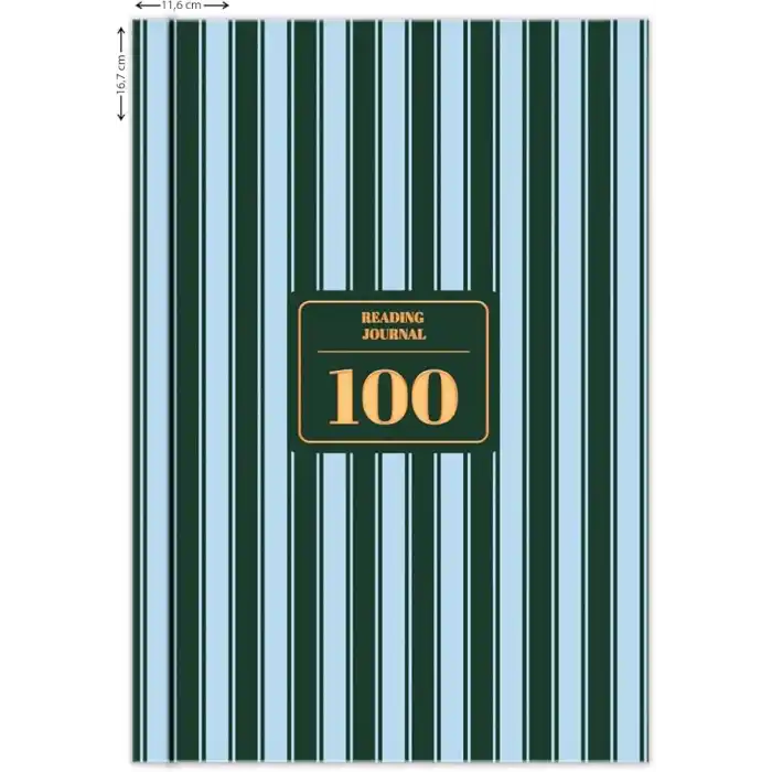 Matt Notebook Kitap Okuma Günlüğü Reading Journal Yeşil