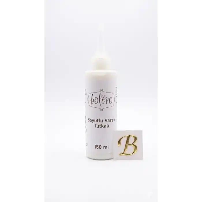 Boyutlu Varak Tutkalı, Süt Miksiyon, Su Bazlı Tutkal, Varak Tutkalı (150 ml)