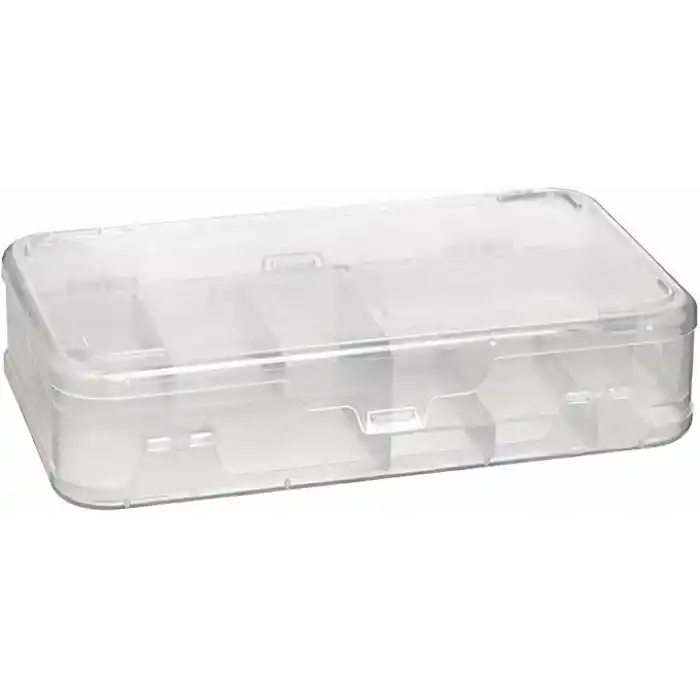 Şeffaf Plastik Bölmeli Çift Taraflı Hobi Dikiş Iğne Kutusu Düzenleyici Arduino Balıkçı Malzeme Saklama Organizer (1)