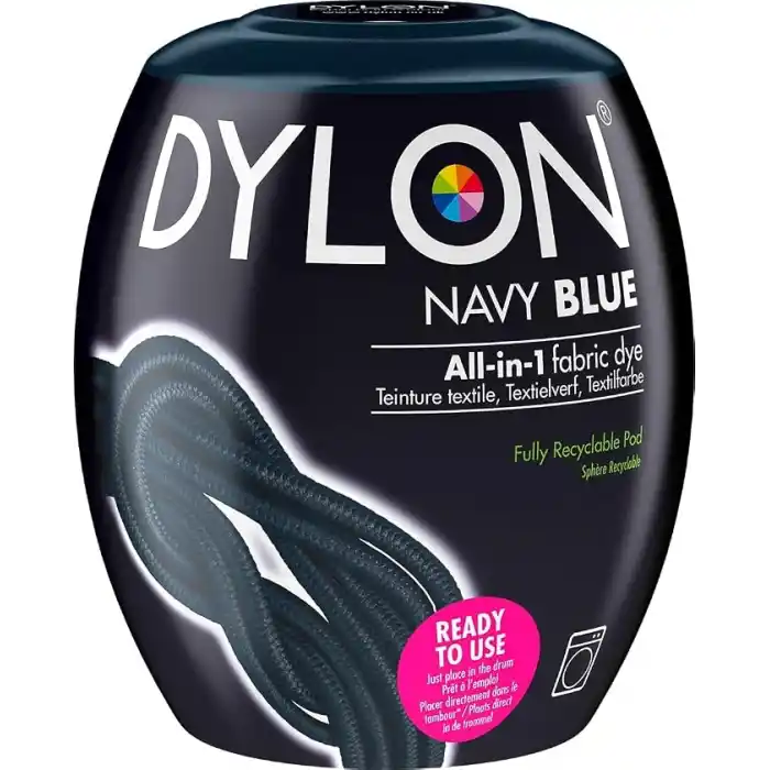 Dylon Makine Dye Pod, Deniz Mavisi, 8,5 x 8,5 x 9,9 cm