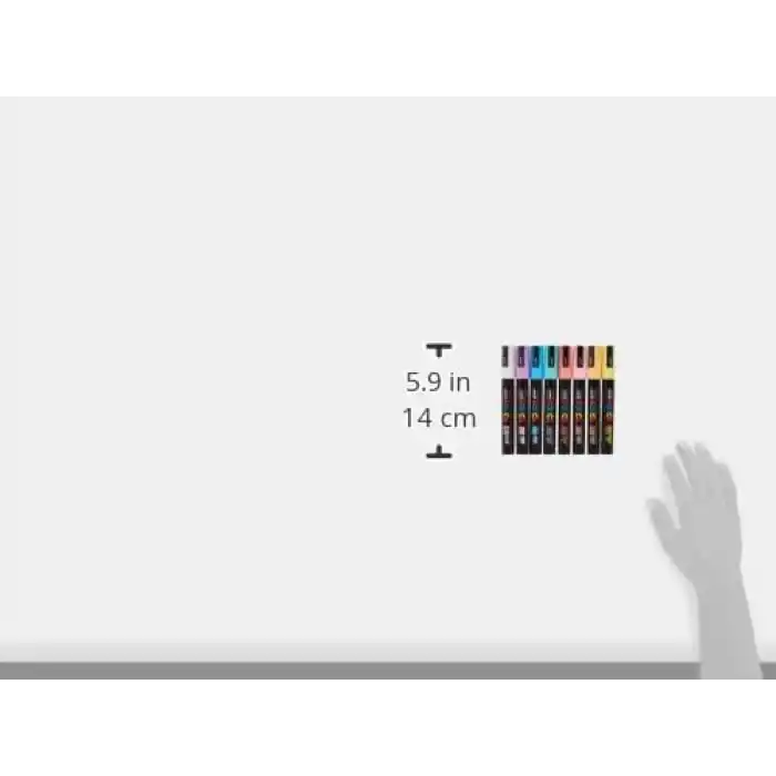 UNİ POSTER MARKÖRÜ POSCA SET PC-5M/8C SC SOFT RENK 8 Lİ