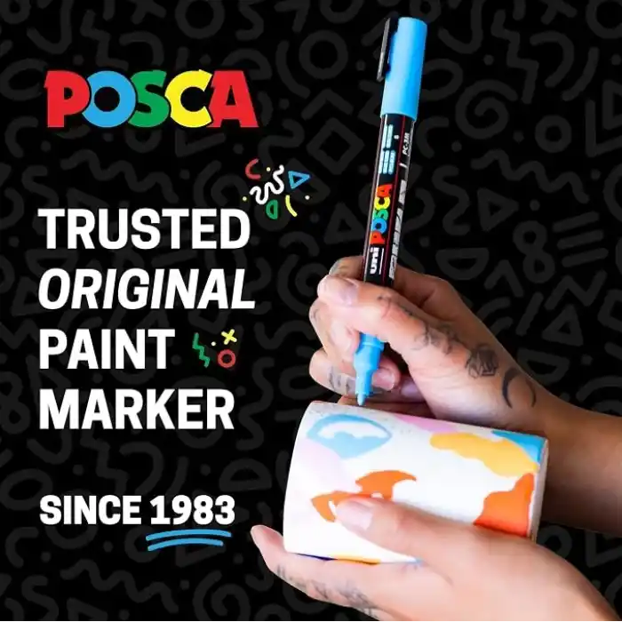 UNİ POSTER MARKÖRÜ POSCA SET PC-5M/8C SC SOFT RENK 8 Lİ