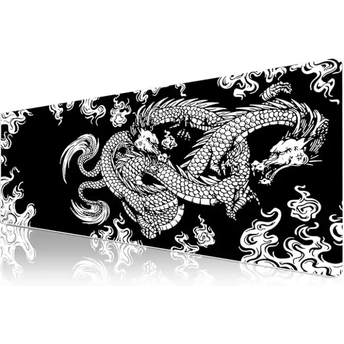 Klasse Pro - Dikişli Kenar 80x40 cm Oyuncu Gaming Mouse Pad (Dragon Knot)